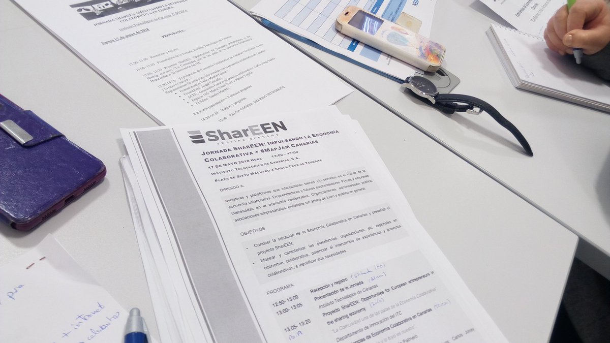 II Jornada SharEEN: IMPULSANDO LA ECONOMÍA COLABORATIVA EN EUROPA + MAPJAM CANARIAS: