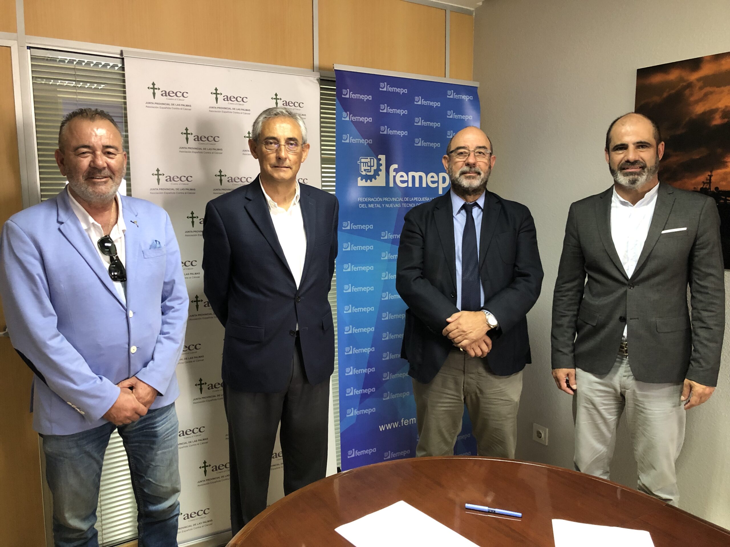 La Asociación Española contra el Cáncer y Femepa firman un acuerdo de colaboración en Las Palmas de G.C.