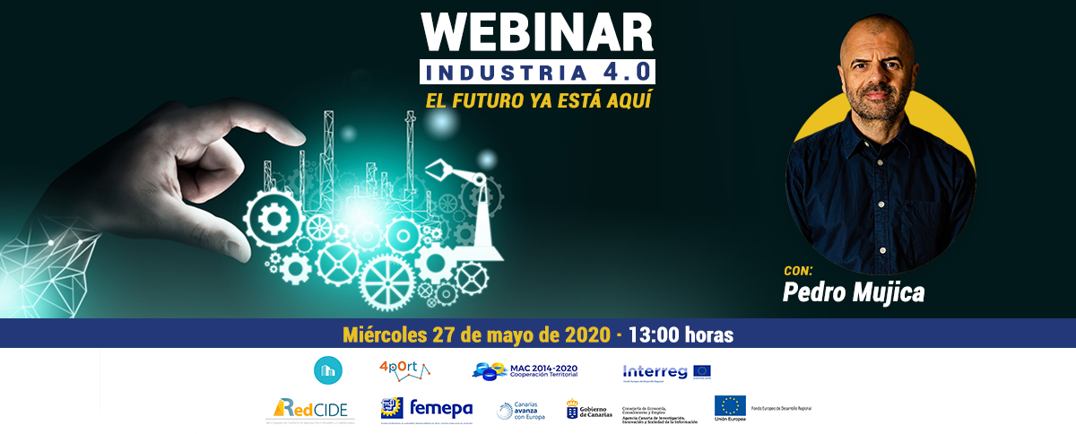 El tecnohumanista Pedro Mujica impartirá la jornada online gratuita: “Industria 4.0 – El Futuro ya está aquí”