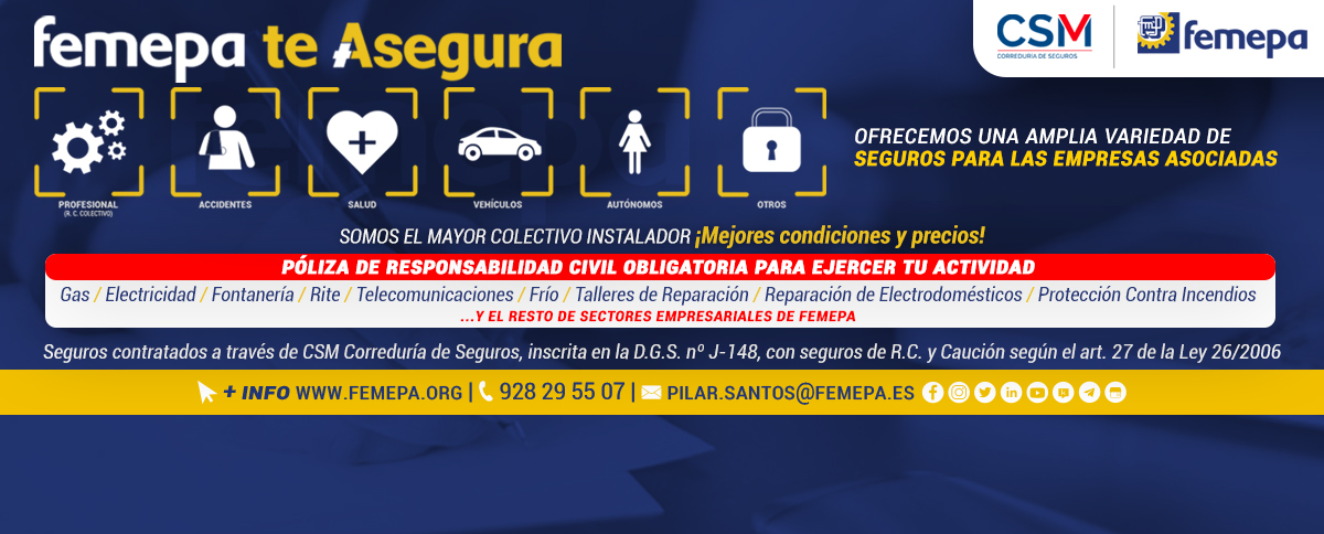 Femepa te asegura a unos precios muy competitivos