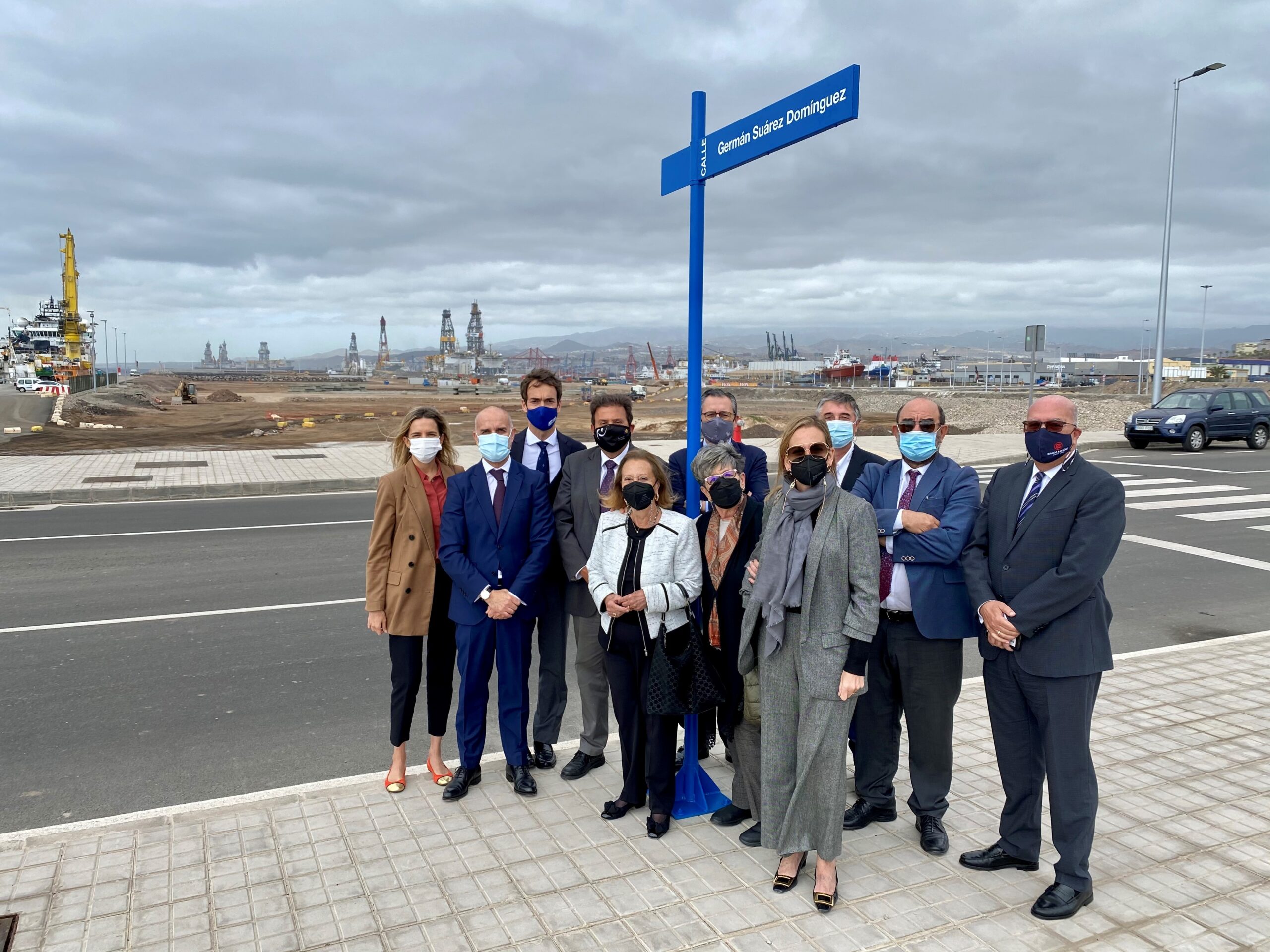 El Puerto de Las Palmas pone en valor el legado de Germán Suárez Domínguez con una calle en la nueva zona de expansión