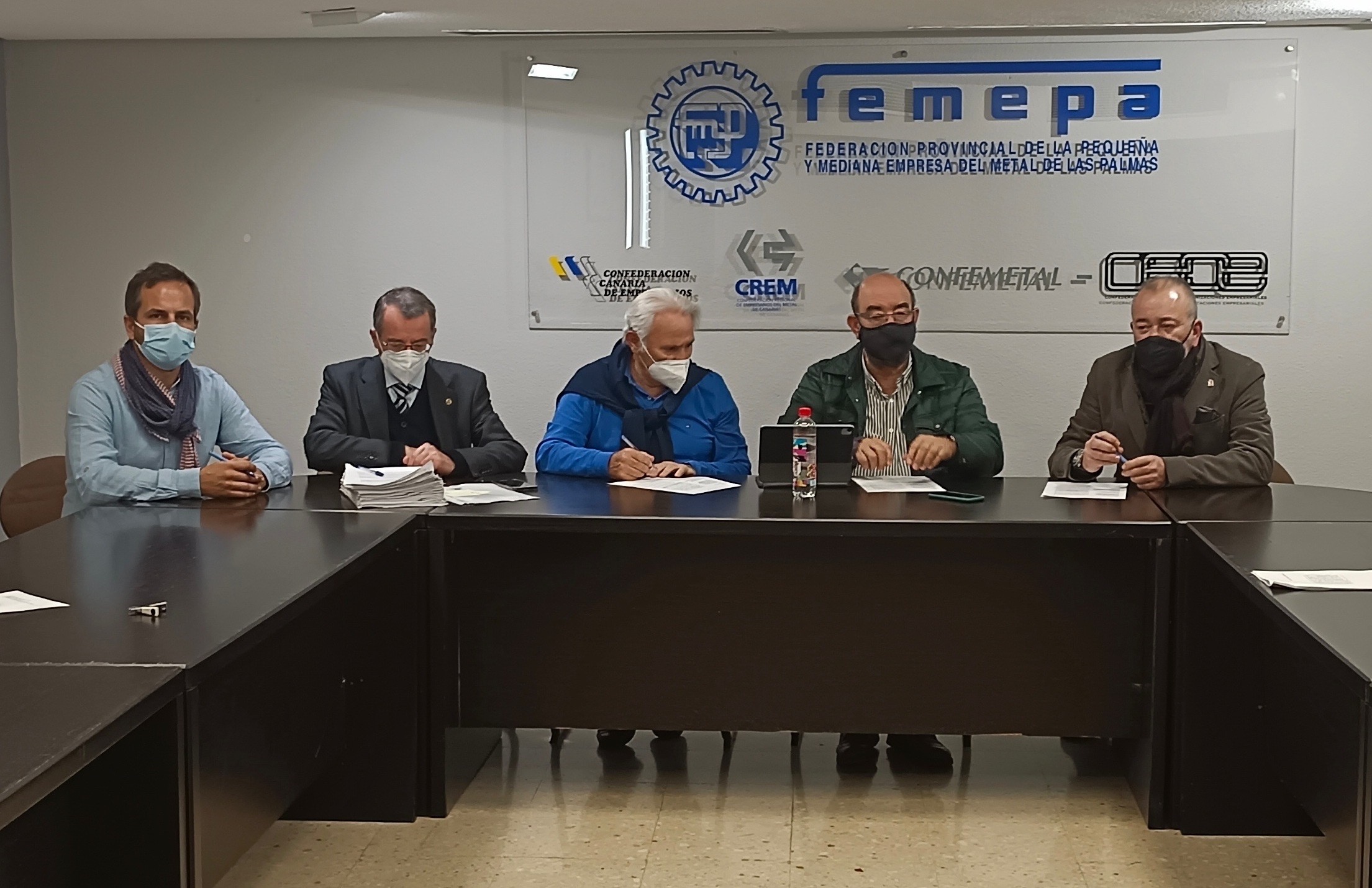 Femepa y los sindicatos firman el convenio de Siderometalurgia en la provincia de Las Palmas