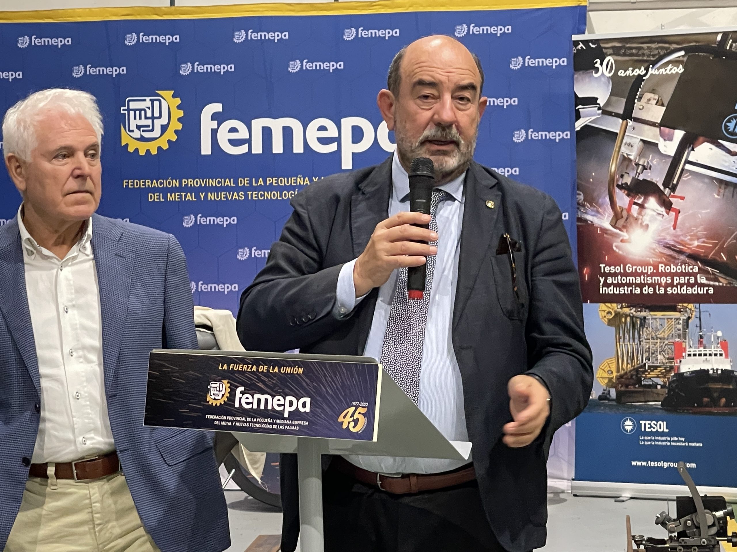 Femepa estrena los innovadores sistemas automatizados de soldadura en el centro de formación del Sebadal