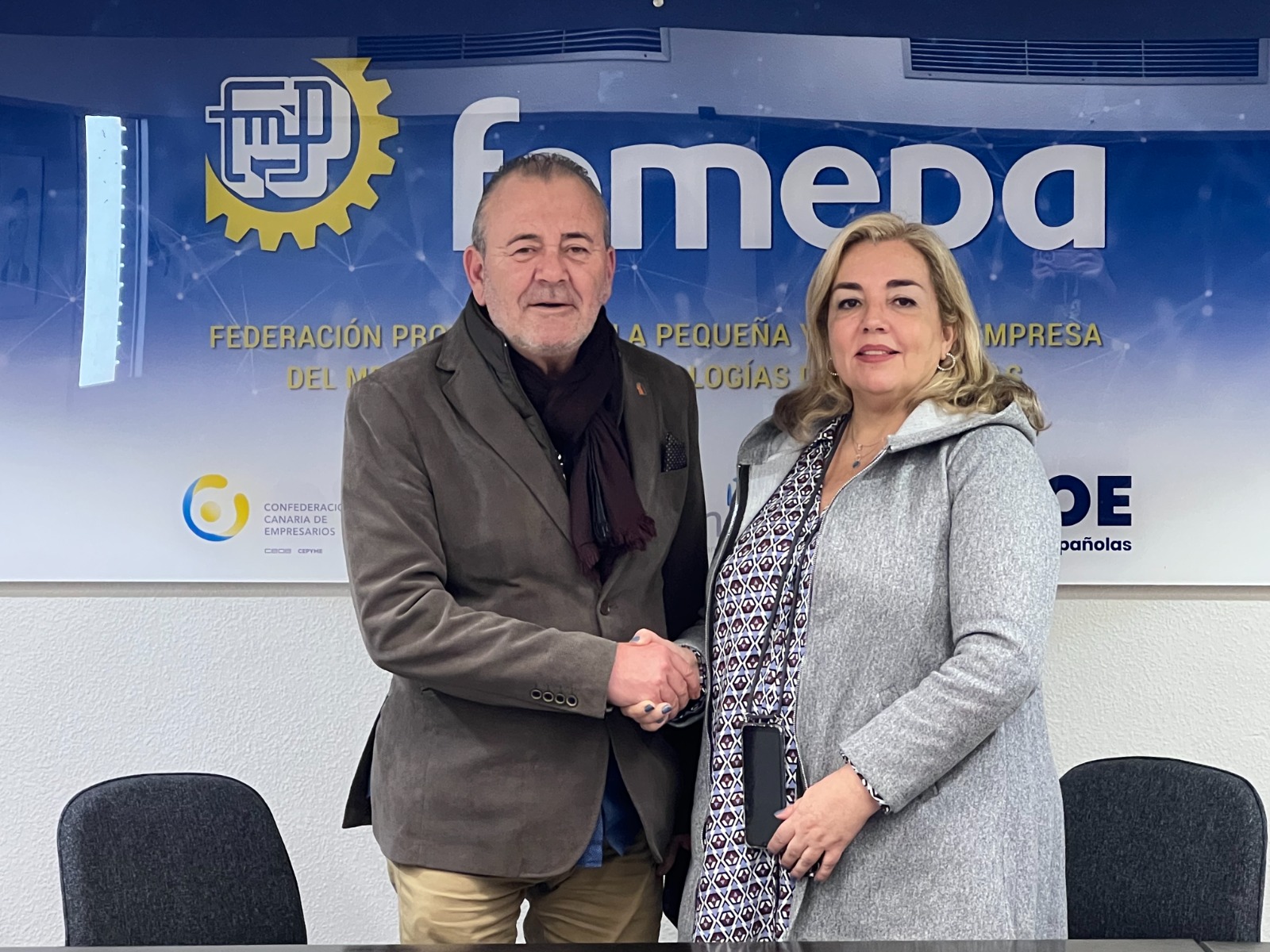 Femepa firma un convenio de colaboración con el periódico digital Atlántico Hoy