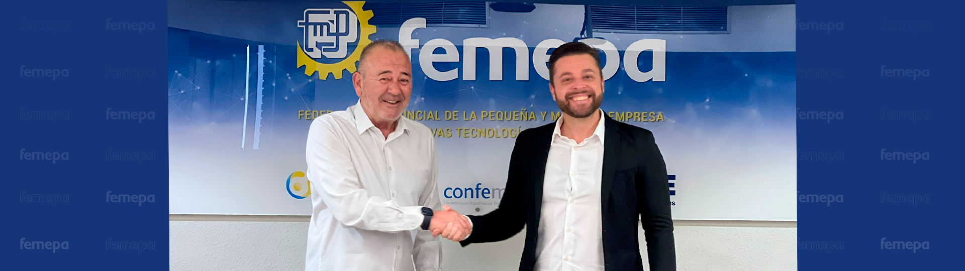 FEMEPA Firma Convenio con Carlos García Almonacid (Coach Motivacional)