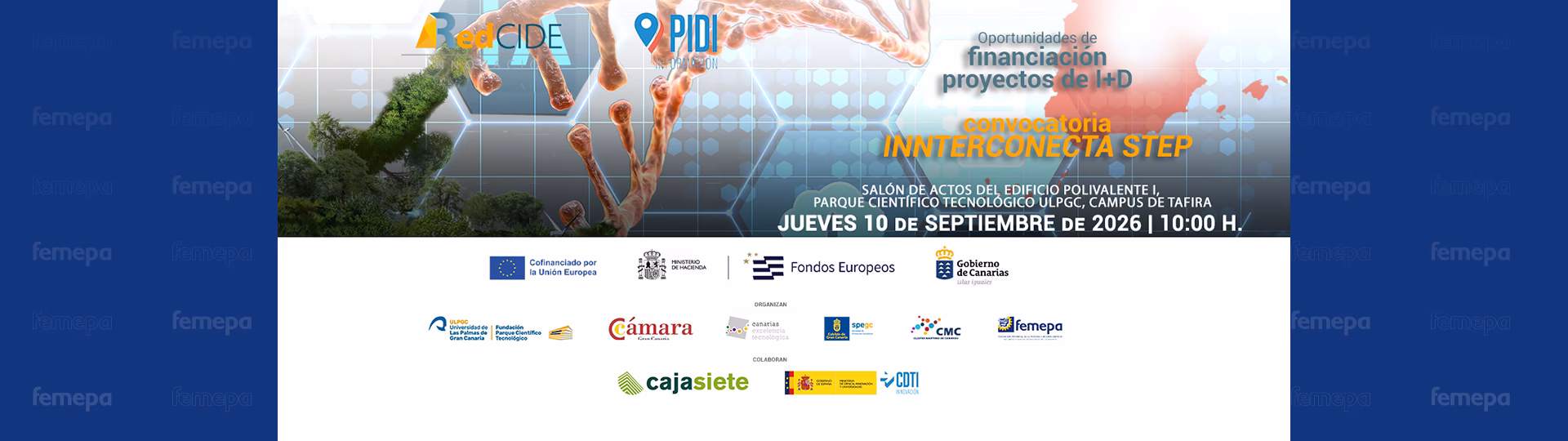 Jornada: Oportunidades de financiación de proyectos de I+D – INNTERCONECTA STEP 2026